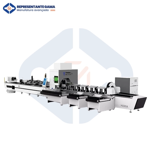 Máquina de corte de tubos metálicos gama industrial